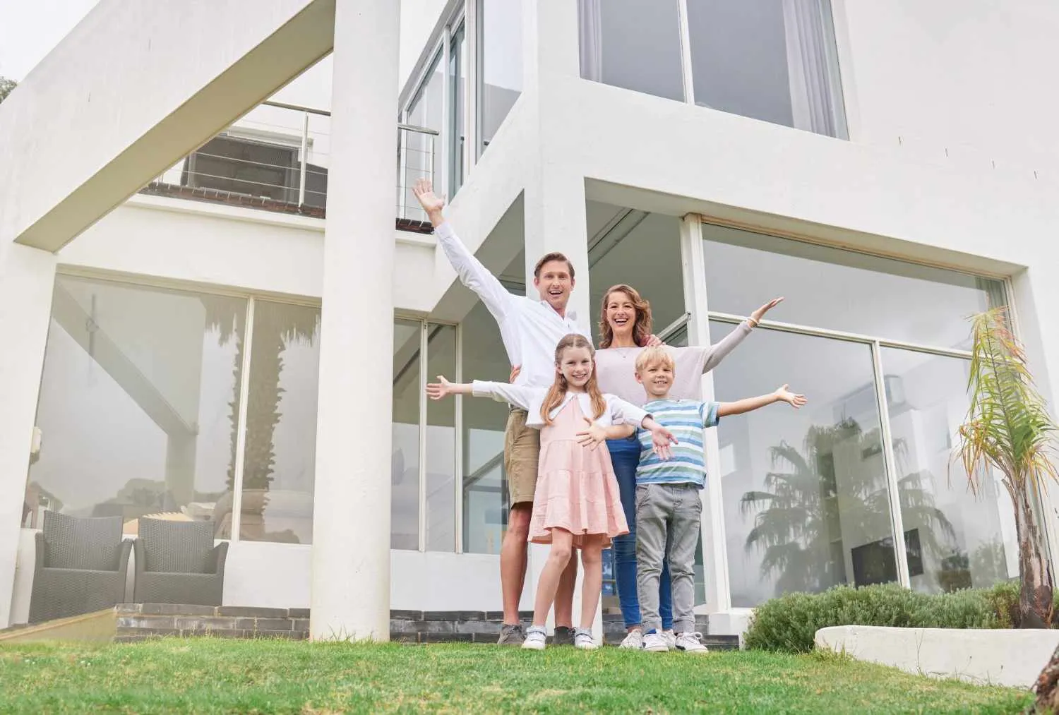 A well kept family home protected by WinksHouse insurance